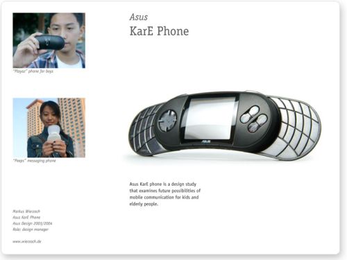 Asus: Telefonul/consola Asus KarE, doar un concept deocamdata