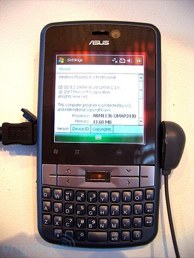 Asus M536 Windows Mobile 6.1
