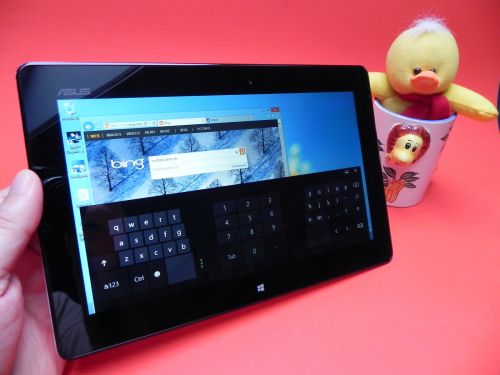 Tastatura virtuala Asus VivoTab Smart
