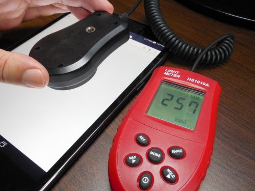 ASUS ZenPad S 8.0 testul cu luxmetrul