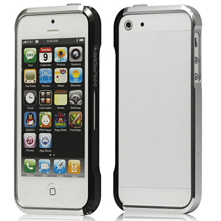 Bumper din aluminiu iPhone 5 - VAPOR Silver