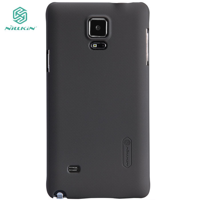 Husa Samsung Galaxy Note 4 - Nillkin Frosted Shield Maro cu folie de protecție inclusă