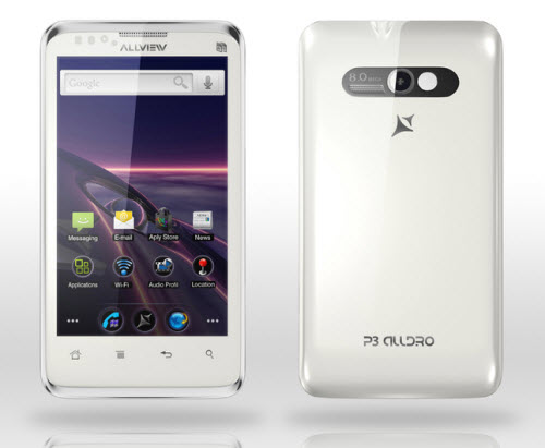 Allview P3 Alldro, acum şi în varianta de culoare albă: dual SIM cu Android şi design elegant