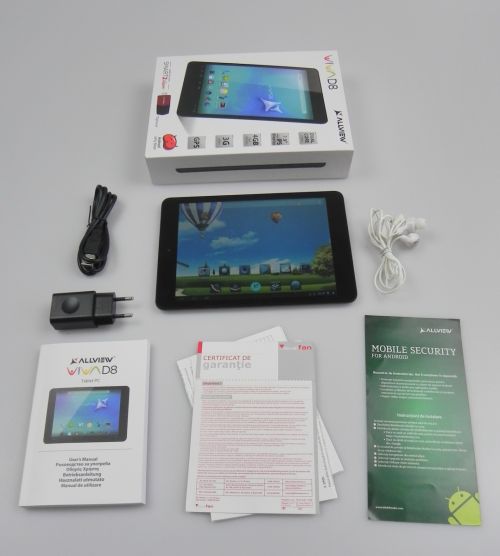 Allview Viva D8 unboxing