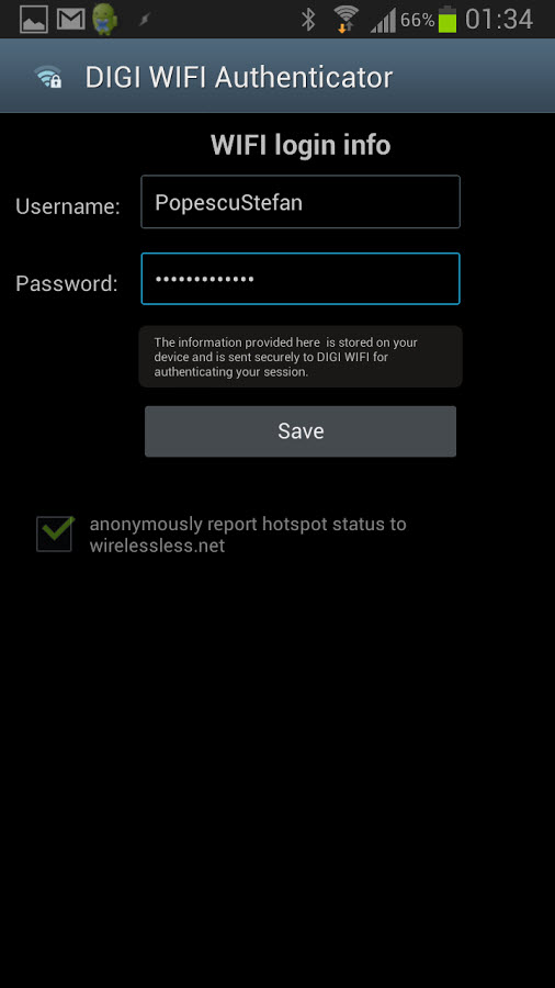 DIGI WIFI Authenticator