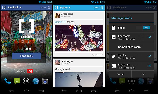 SO.HO Social Launcher