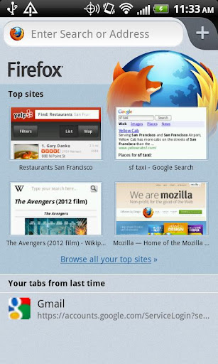 Firefox Beta pentru Android