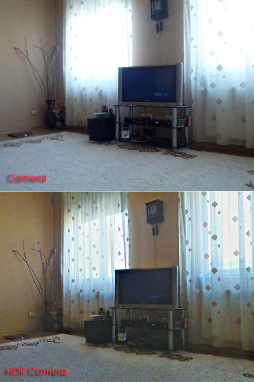 HDR Camera versus camera 