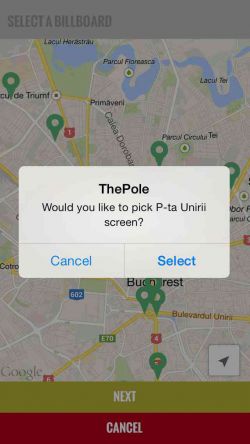 Poți afișa reclamele tale pe panouri din oraș folosind aplicatia The Pole! Iată ideea unui startup din România!