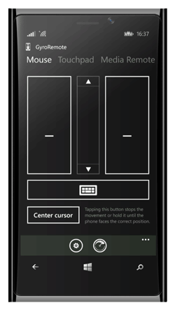 Iată o aplicație care transformă un telefon Windows Phone Într-un Air Mouse complet funcțional