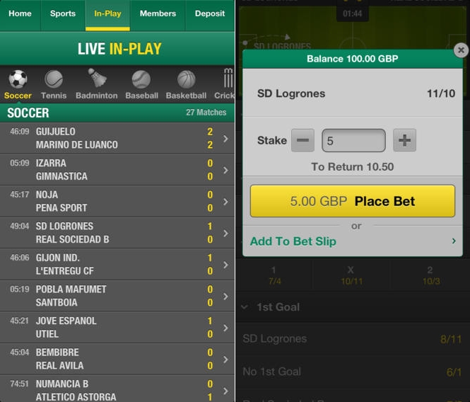7. Bet365 - iOS