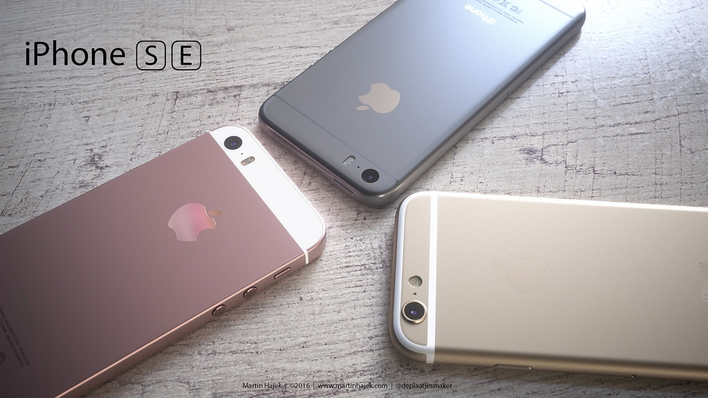 iPhone SE primeşte un concept de la respectatul designer Martin Hajek : 3 variante ale terminalului sunt randate