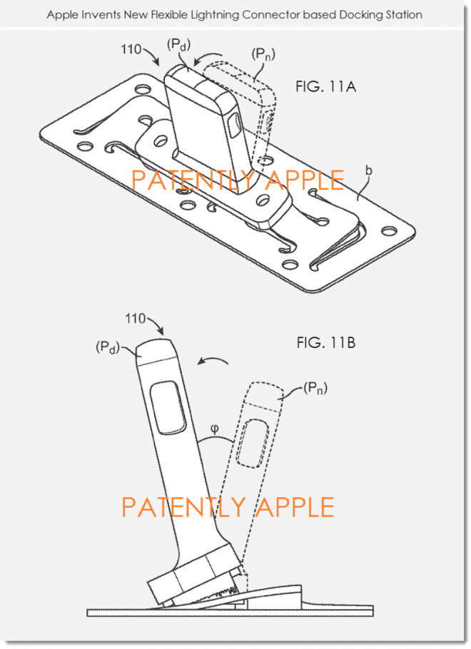 Un nou brevet al celor de la Apple scoate la iveală un dock de Încărcare ce dispune de un conector Lightning flexibil