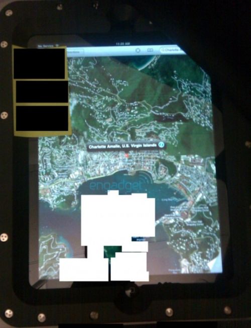 Noi imagini cu tabletul Apple, de aceasta data in mod navigational