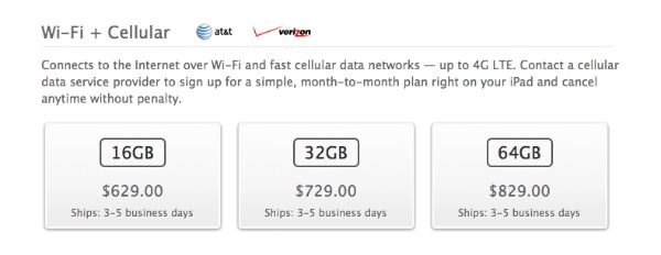 Apple retrage 4G din denumirea iPad
