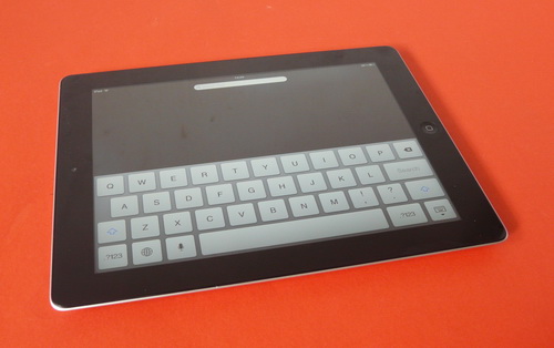 Tastatura virtuala a noului iPad