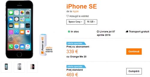 Iată de unde poți cumpăra smartphone-ul iPhone SE la cel mai bun preț din România