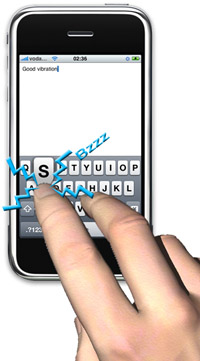 Apple: Prototip de tastatura cu feedback haptic pe iPhone
