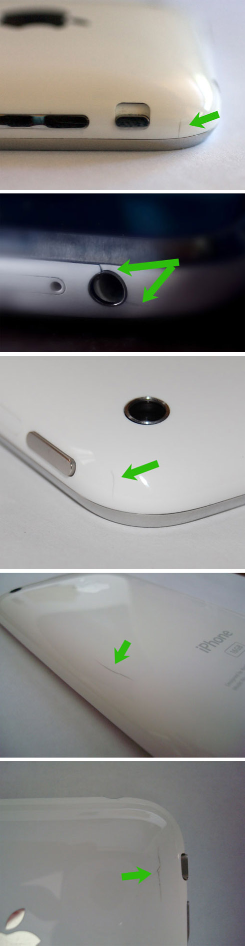 Apple: iPhone 3G (alb) are crapaturi