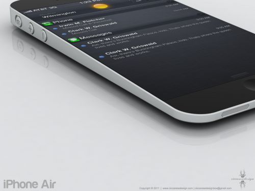 iPhone Air, să fie acesta designul lui iPhone 5?