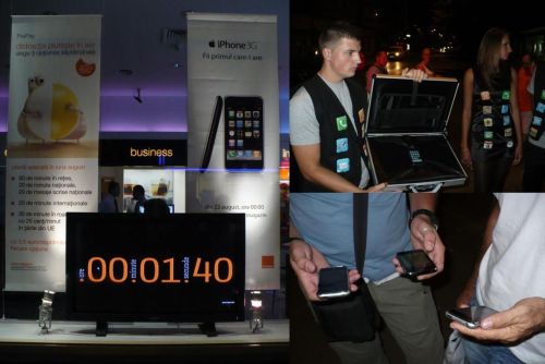 Apple: iPhone 3G lansat in Timisoara la reprezentanta Orange
