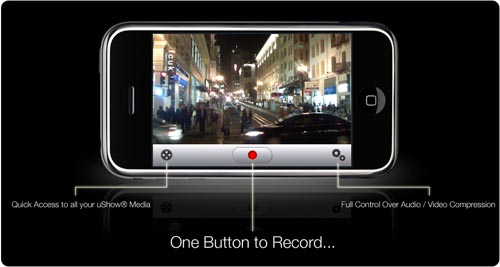 iPhone inregistreaza video
