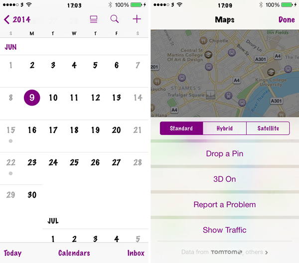iOS 8 ar putea veni până la urmă cu o interfață nouă, cu fonturi prea jucăușe...