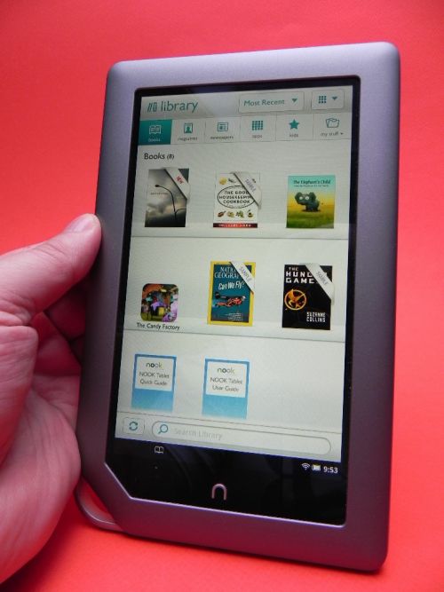 Carti electronice Nook Tablet