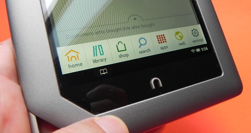 Carusel navigationa Nook Tablet