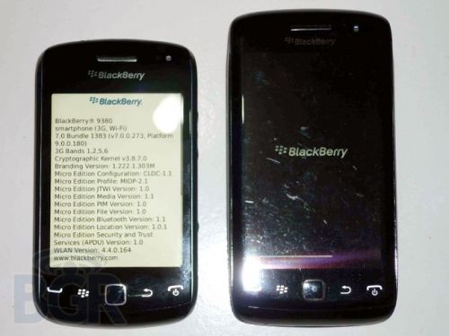 Imagini hands-on cu un BlackBerry Curve inedit: BB Curve 9380 Orlando