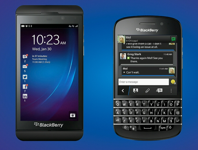 BlackBerry Z10 și BlackBerry Q10