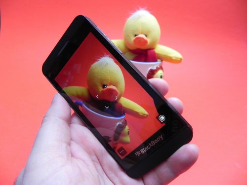 Camera lui BlackBerry Z10