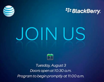 RIM pregateste un eveniment special pentru 3 august: lansarea tabletului BlackBerry, a unui slider sau BB OS 6?