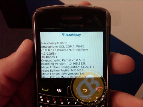 blackberry bold 9650