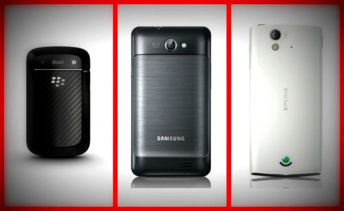 Noutăți În .ro: BlackBerry 9900, Samsung Galaxy R și Sony Ericsson Xperia ray - back