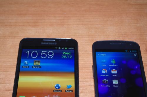 Samsung Galaxy Nexus vs Samsung Galaxy Note - box În categoria grea a telefoanelor inteligente