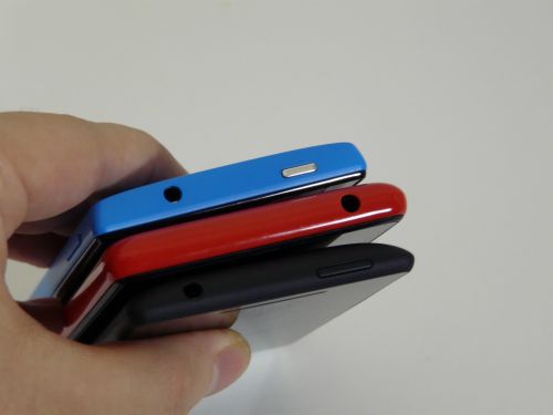 Comparatie grosime telefoane