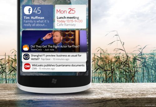 Nokia cu Windows Phone 7 customizat și iconuri de Symbian Anna Într-un design finlandez unic