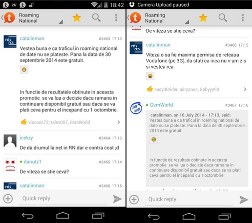 Roamingul național de date oferit de Digi Mobil constă Într-un pachet de doar 100 MB/lună; utilizatorii sunt dezamăgiți de oferta RDS&RCS