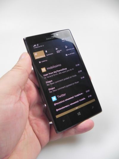 Action Center pe Windows Phone 8.1