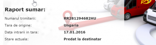 Coletele de la Gearbest livrate via Hungary Post din China trec prin următoarele servicii de coletărie: One World Express, Hungary Post și Poșta Română.
