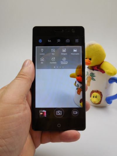 Setarile camerei lui Elephone Trunk