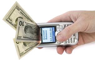 Tranzactii financiare de pe telefonul mobil