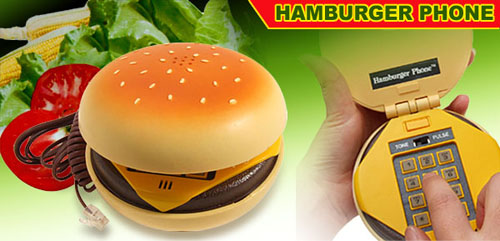 Gadgets: Telefonul hamburger, ideal pentru biroul tau