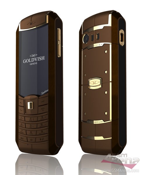 Telefon dual SIM de lux - Goldvish Equilibrium, placat cu aur și platină