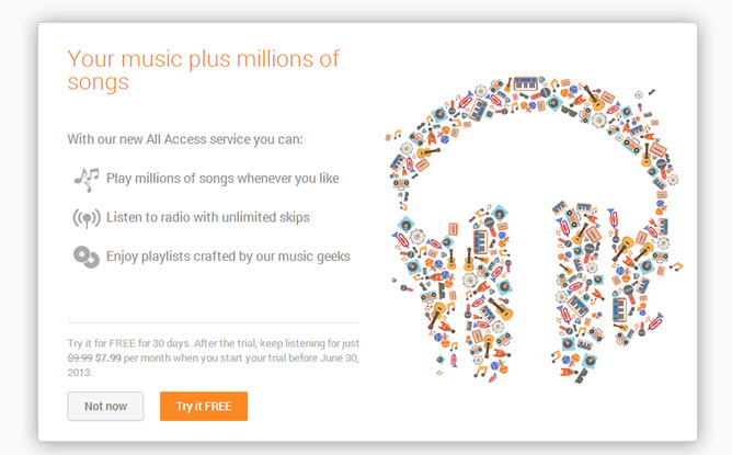 Google Play Music All Access