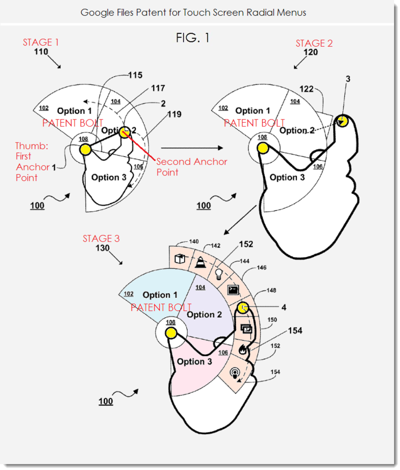 Un nou brevet Google ne prezintă o interfață circulară interesantă pentru Android