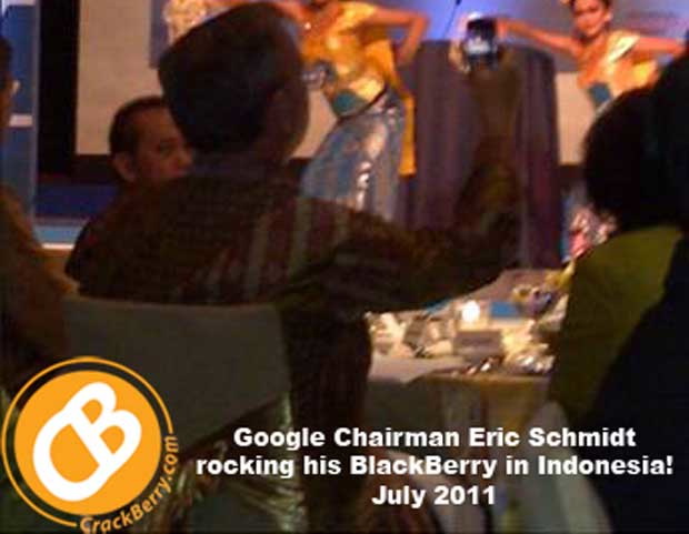 Eric Schmidt BlackBerry