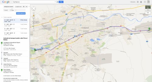 Google Maps include de azi transportul public din 7 orașe ale României