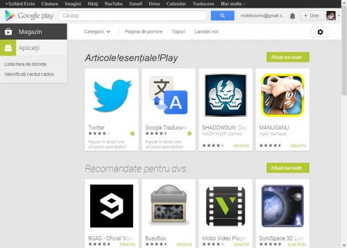 Google modifica interfața web a lui Play Store, evoluează În direcția de pe Android